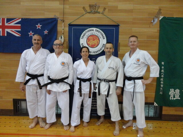 TSKF Wellington students at Japan Gasshuku training camp