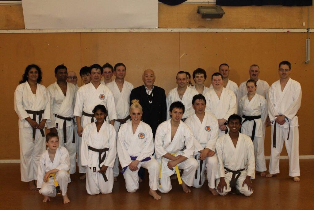 Takahashi Shihan teaching at the TSKF Wellington dojo